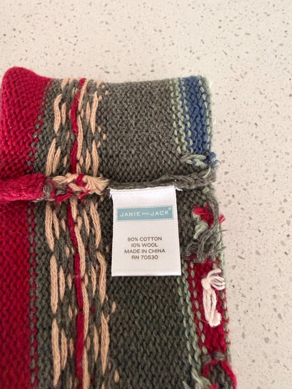 Janie and Jack Knit Christmas Stocking - Picture 6 of 6